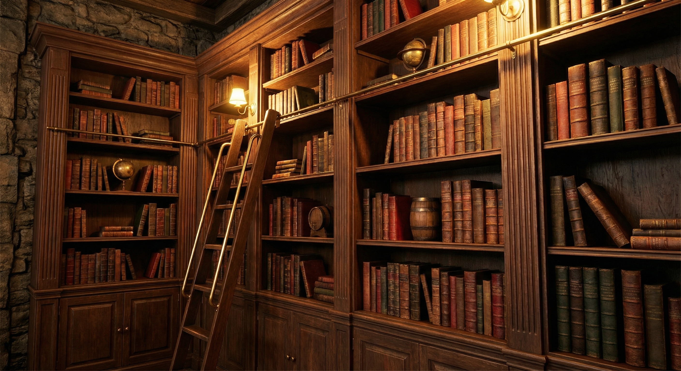 bookshelves
